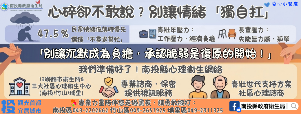 心碎卻不敢說 別讓情緒獨自扛